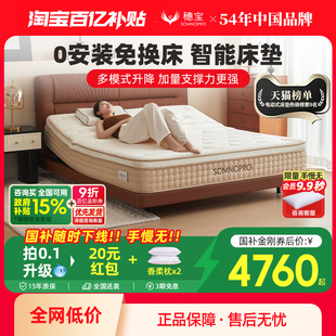 东方梦·云端 穗宝智能床多功能现代简约双人高端按摩记忆棉床垫