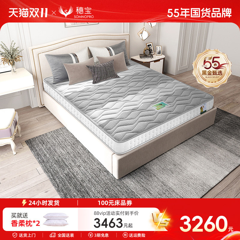 穗宝软硬双面凝胶记忆棉床垫 椰棕床垫硬垫 弹簧床垫Home·梦享者