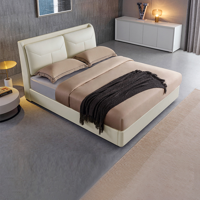 穗宝北欧简约轻奢皮艺床