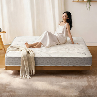 穗宝乳胶独立弹簧床垫席梦思家用经济型双人床垫1.8m床官方O2系列