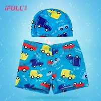 2019 Yifu quần bơi trẻ em thời trang hoạt hình xe bé trai boxer quần bơi bé quần nước bơi - Bộ đồ bơi của Kid quần áo bơi trẻ em