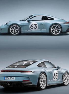 保时捷911Carrera车身侧裙车贴拉花992 718targa个性改装全车贴纸