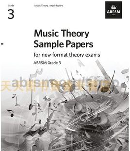 Papers 英皇考级2021版 Sample Theory 3级音乐理论样本 乐理Music