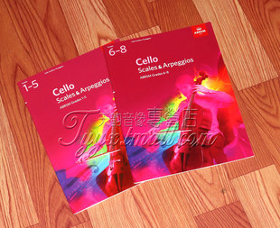 Arpeggios1 正版 Scales 8级 英皇考级：大提琴音阶与琶音Cello