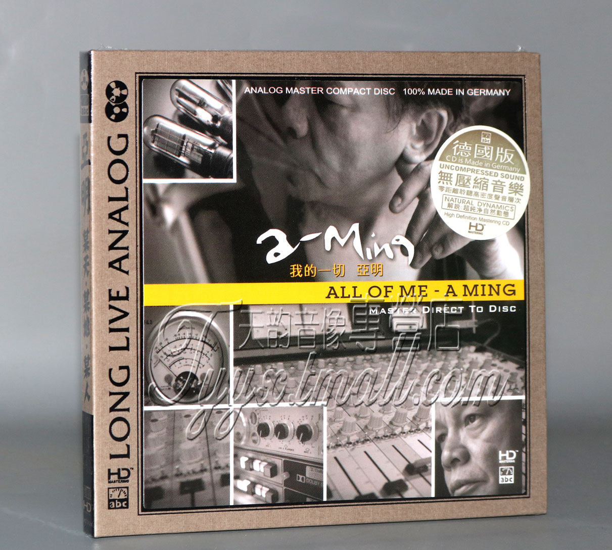 正版 爱必希(abc)唱片 亚明 我的一切 hd德国版 1cd