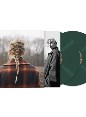 霉霉 泰勒斯威夫特专辑Taylor Swift Evermore 绿胶2LP唱片