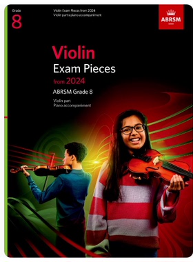 ABRSM2024新版英皇小提琴考级教材Violin Exam Pieces Grade8八级