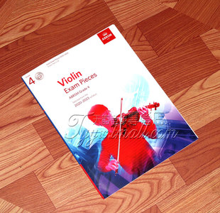 英皇考级 2023附CD带钢谱英文版 小提琴考级作品 2020 第四级 正版