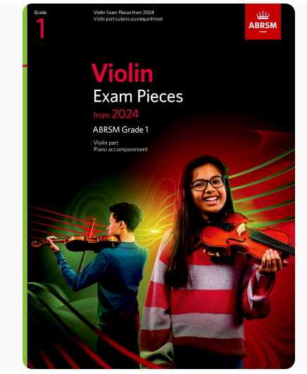 ABRSM2024新版英皇小提琴考级教材Violin Exam Pieces Grade1一级