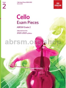 Cello 无音频 Exam Pieces 2023年 英皇 2020 大提琴考级作品二级