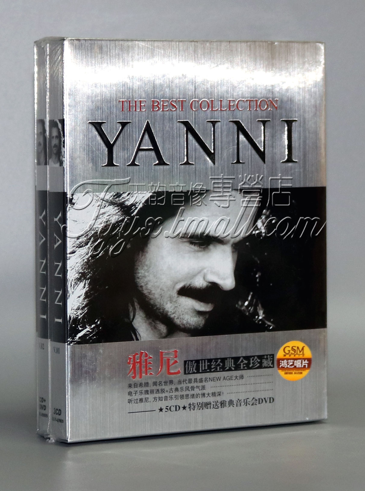 正版雅尼Yanni专辑傲世经典全珍藏 5CD+1DVD雅典卫城音乐会光盘