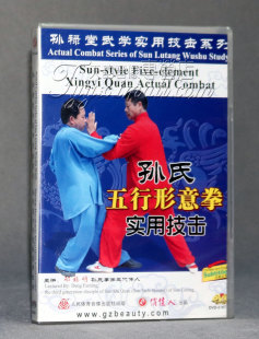【正版】孙禄堂武学实用技击 孙氏五行形意拳实用技击 1DVD