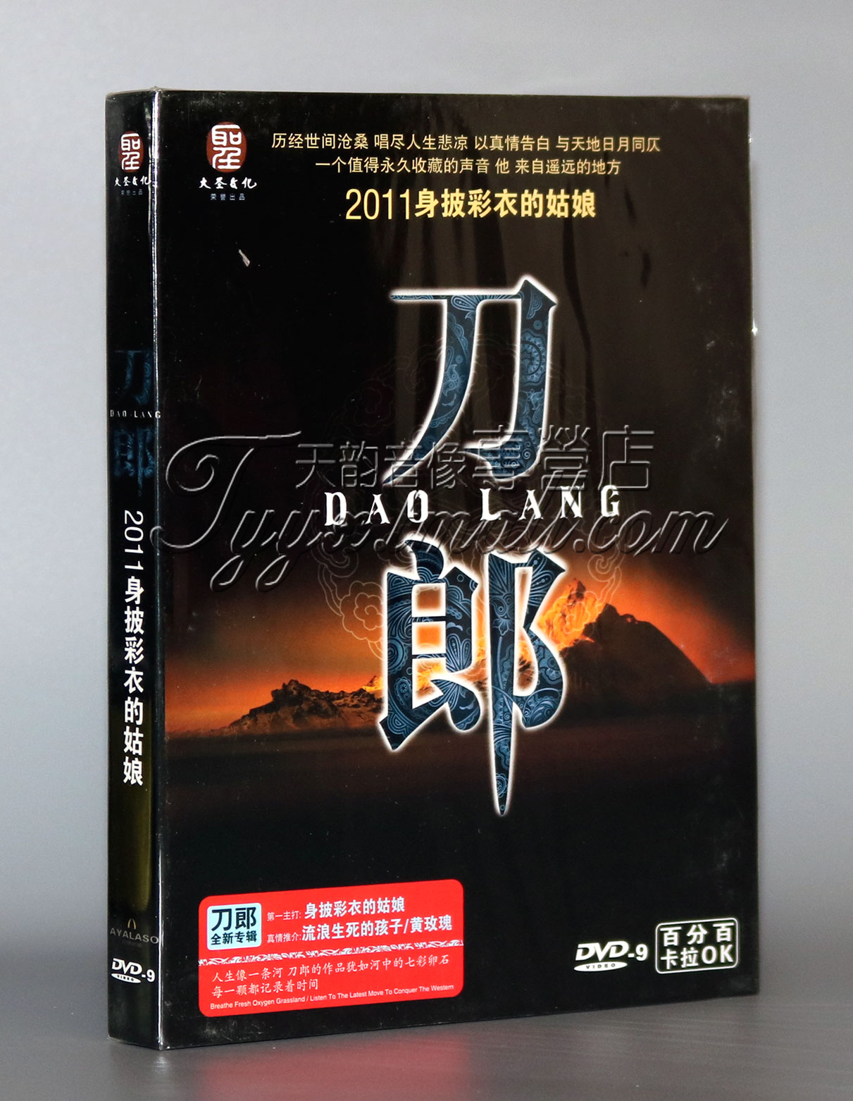 正版专辑 刀郎:2011身披彩衣的姑娘 卡拉OK(DVD9)