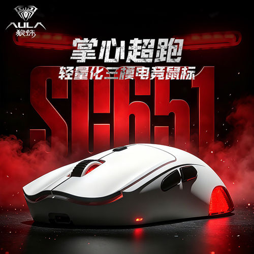 狼蛛SC651无线蓝牙鼠标电竞专用
