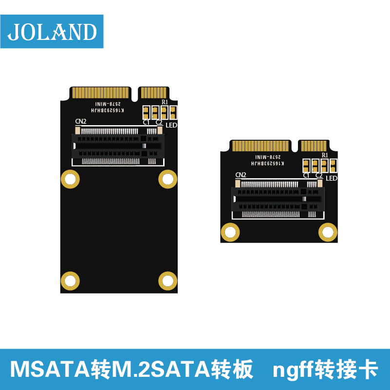 兼容msata转m.2Sata硬盘/ngff转接卡minipcie转nvme硬盘 电脑硬件/显示器/电脑周边 连接线/航插线/连接器/转换器 原图主图