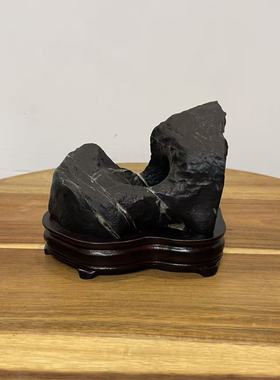 香炉 天然太湖石香炉 原石原底 山形点香石 书桌茶室厅堂意境摆件