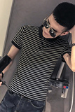 黑色2020精神小伙修身polo衫男式短袖T恤PL09-P48控价68，男装Polo衫，电商A108