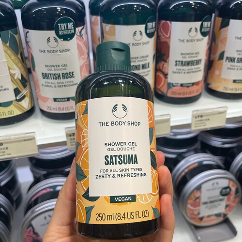 专柜代购英国THE BODY SHOP美体小铺沐浴露沐浴胶花果香蜜甘正品
