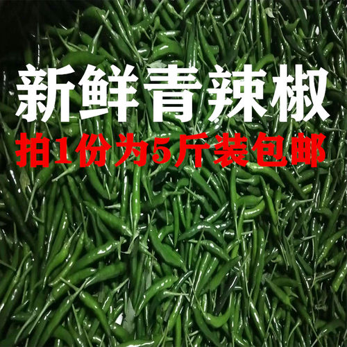 青辣椒朝天椒小米椒青小米椒新鲜