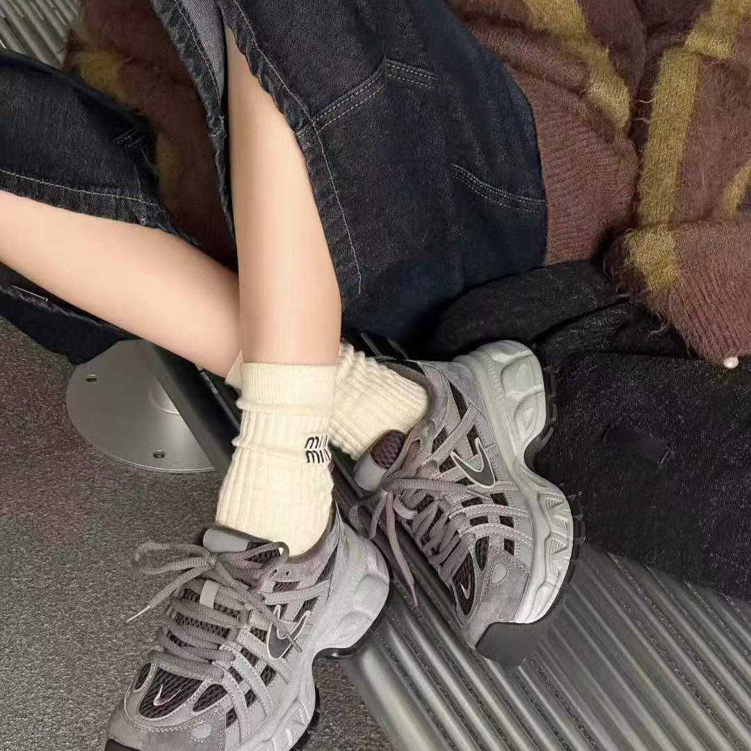 诗路花语2025春季新款老爹鞋