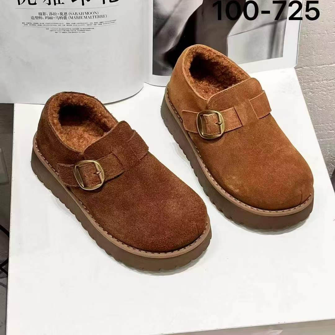 诗路花语女鞋2025春季新款勃肯鞋