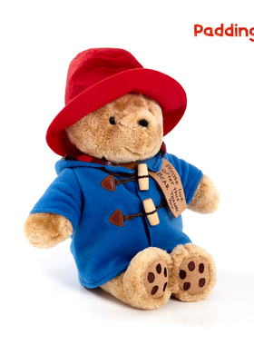 PA1488经典帕丁顿熊英国Paddington官方正版经典中号24cm毛绒玩偶