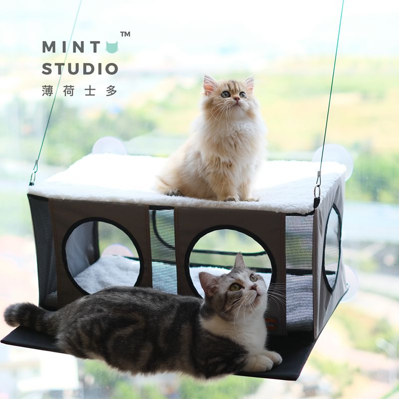 KH猫窝吊床超强吸盘可拆洗