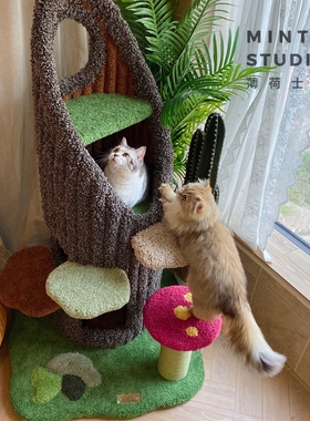 薄荷士多 2019新品camily绿野仙踪~猫的秘密花园猫爬架猫窝跳台