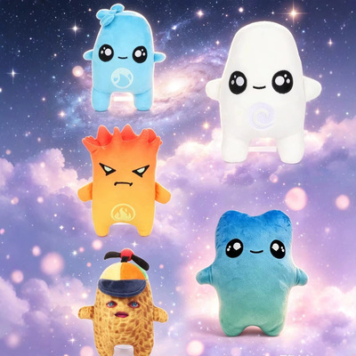 跨境新品fortnite sprite plush毛绒公仔堡垒之夜周边玩偶