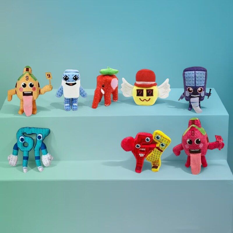 跨境新品Steal a Brainrot plush 机顶盒9号房子毛绒公仔创意玩具