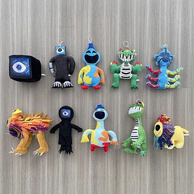 跨境新款nightmare critters波比4绿恐龙狮子小羊公仔毛绒现货