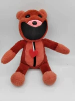 Большой рот красный медведь [Модель волос кролика]