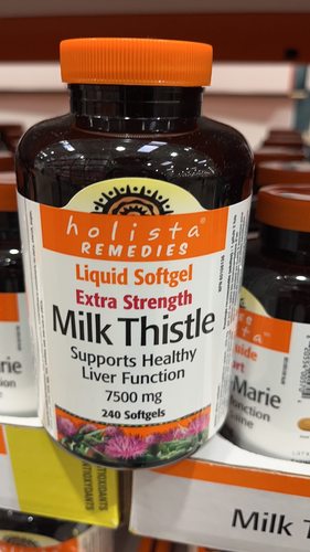 holista奶蓟草胶囊吸烟喝酒加班熬夜常备240粒 4瓶438元