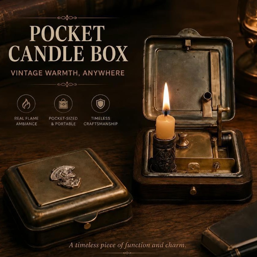 跨境新品Mechanical Candle Holder机械蜡烛盒装饰品