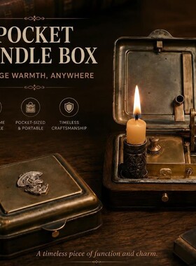 跨境新品Mechanical Candle Holder机械蜡烛盒装饰品