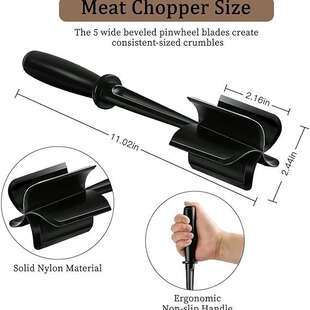 Meat 肉类切碎器料理刮刀碎肉切碎器搅拌铲跨境现货 Chopper手持式
