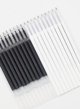 11CM半针管葫芦头笔芯按动笔芯st头0.5mm黑色按动笔刷题笔替芯