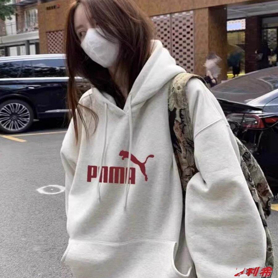 官方正品奥特莱斯秋冬季运动连帽卫衣女潮牌情侣装宽松休闲外套男