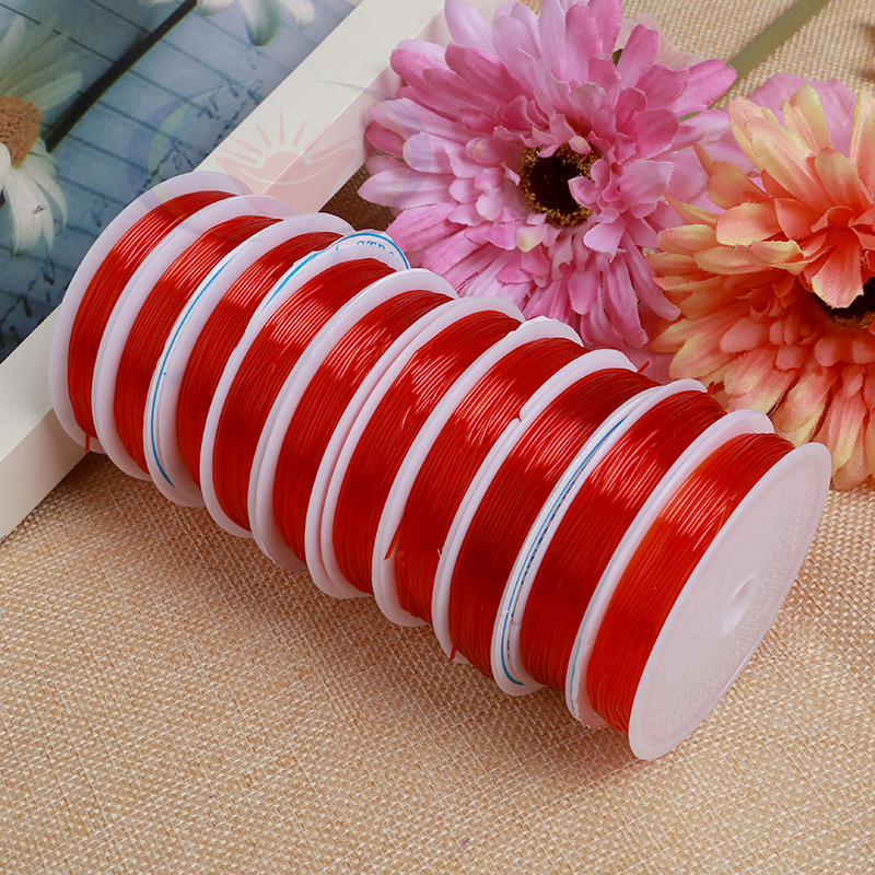 弱视串珠线弹力线红色远视散光