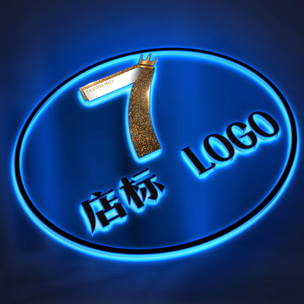 原创logo店标婚礼标志英文字母签名头像水印花店美甲美睫水彩手绘