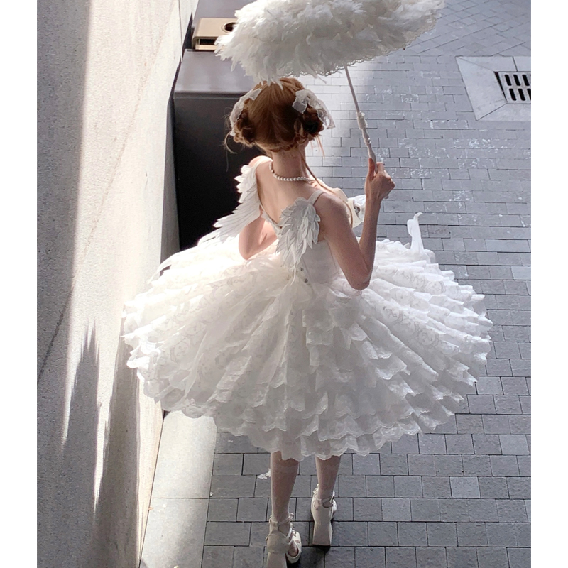 芭蕾风Lolita小花嫁现货全款掉落