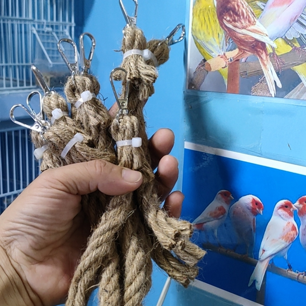 啃咬绳 包邮 鹦鹉玩具磨牙磨嘴 麻绳10条包邮