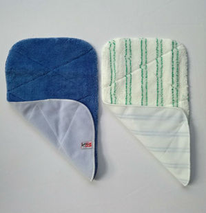 明朗好亮拖把双翼尘推配布ML1526 粘夹布 魔术扣拖把配布HL5828