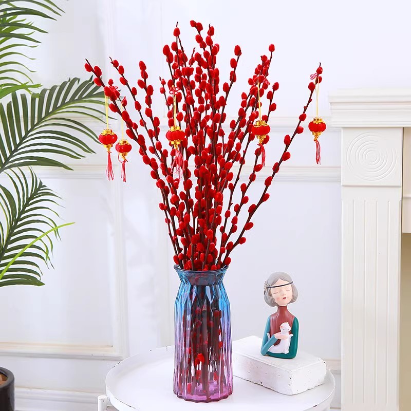 银柳专用花瓶摆件客厅插花水培
