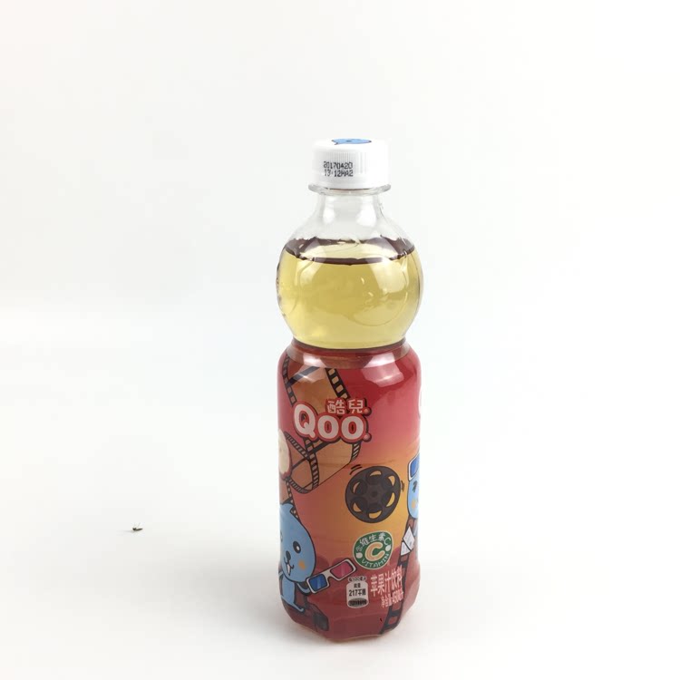 【超市发货】可口可乐酷儿qoo苹果汁饮料450ml拍12瓶包由果味果汁