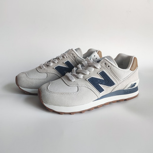New Balance NB经典复古男女鞋灰蓝色休闲运动慢跑步鞋ML574LGI