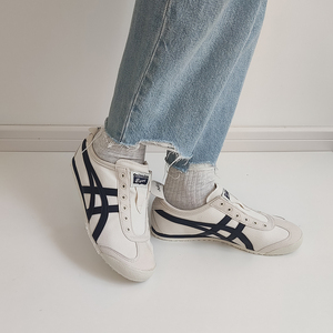 Onitsuka Tiger鬼塚虎懒人鞋一脚蹬男女休闲帆布板鞋1183A360-205