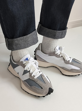 New Balance NB经典元祖灰跑步鞋男女复古运动休闲鞋MS327LAB/FE