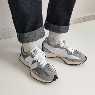 New Balance NB经典元祖灰跑步鞋男女复古运动休闲鞋MS327LAB/FE