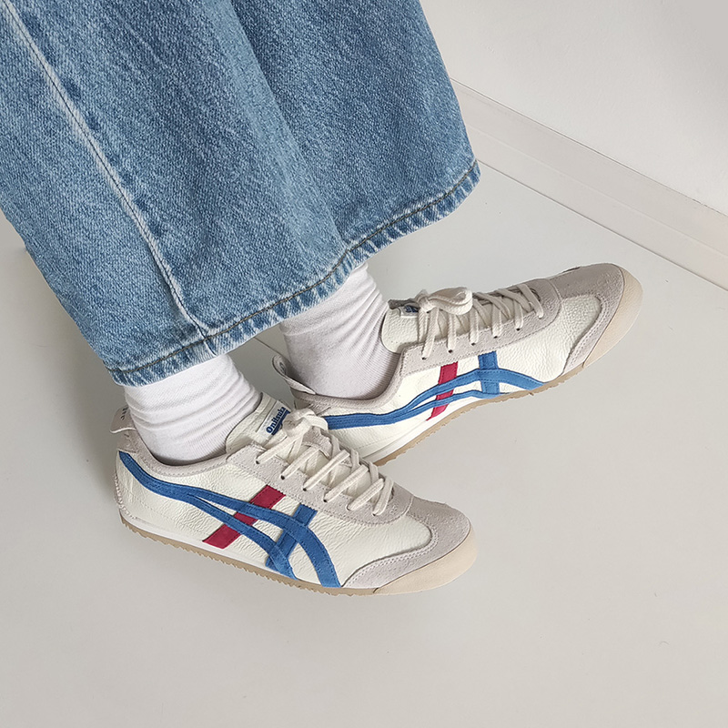 Onitsuka Tiger鬼塚虎MEXICO66复古荔枝纹休闲鞋1183B391-100-200 运动鞋new 板鞋 原图主图